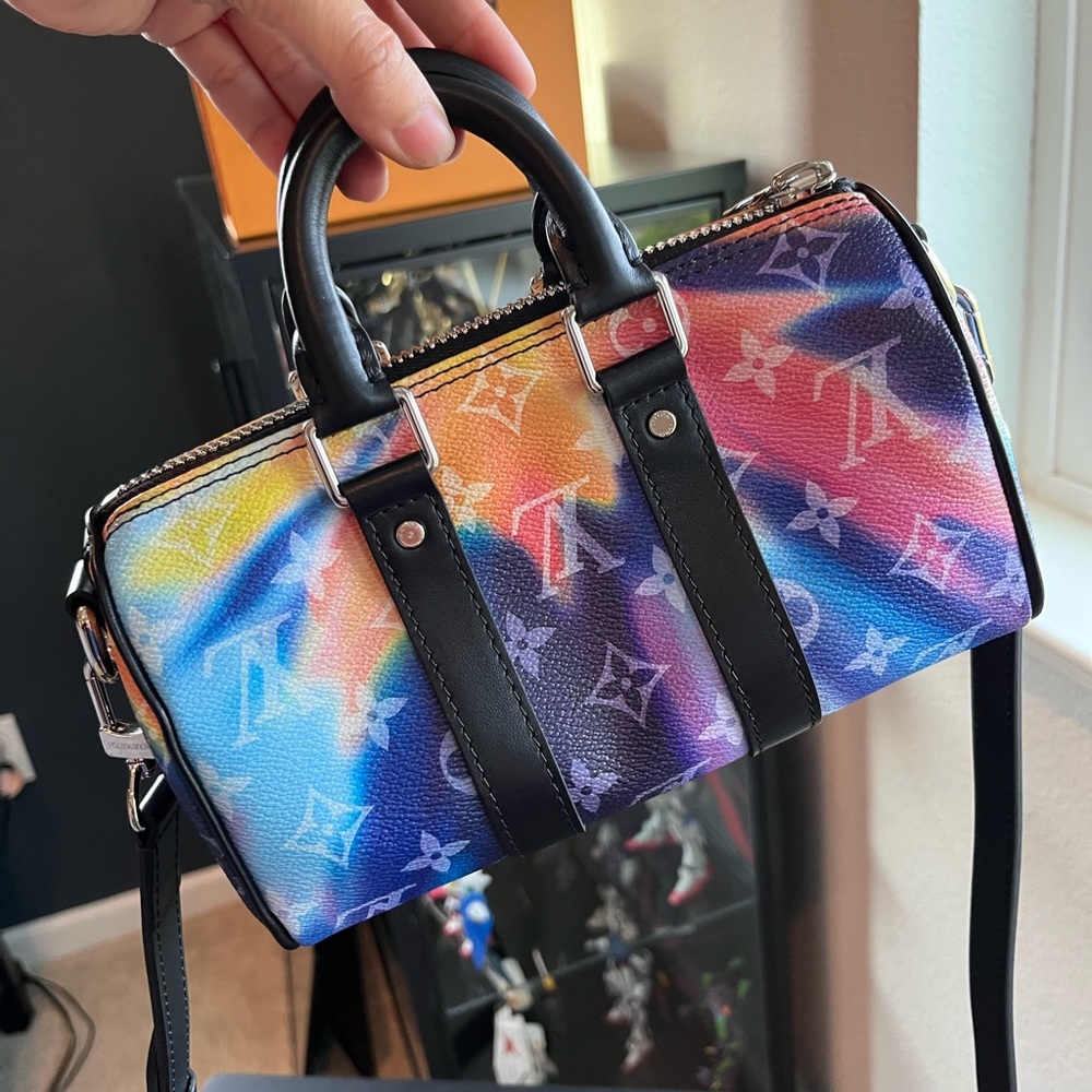 🥰Host Pick🤩🎉🎀 Louis Vuitton Monogram Sunset XS KEEPALL Speedy Nano Mini - Picture 5 of 15